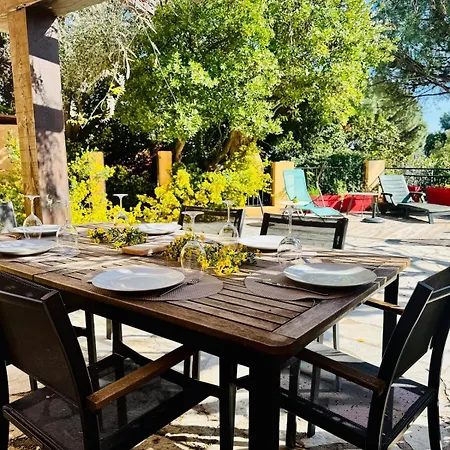 Le Mazet Des Amis-tree-lined-swimming Pool-near Sea Villa